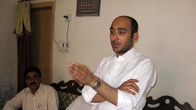 Ali Haider Gilani, pictured days before his kidnap in May 2013. The son of Yuzuf Raza Gilani, Pakistan's former prime minister, was rescued in a joined US-Afghan raid in Ghanzi province on Tuesday. Reuters