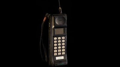 Etisalat was founded in 1976 and within a few years had become one of the first networks in the world to offer mobile phones, like this Japanese NEC TR5E1000-9A, which was launched in the autumn of 1987.
