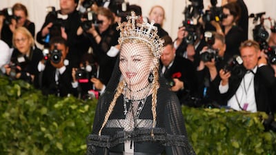 Madonna in Jean Paul Gaultier. Reuters