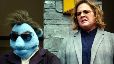 The Happytime Murders stars Melissa McCarthy, Bill Barretta, Maya Rudolph, Joel McHale, Leslie David Baker, and Elizabeth Banks.