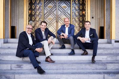 Boghossian family, from left, Jean, Ralph, Albert and Roberto