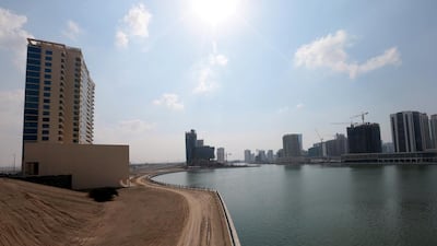 24 cranes were visible from one vantage point in Business Bay during February 2014. Christopher Pike / The National