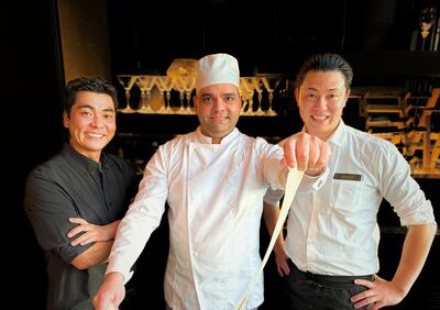 Chefs at San Wan and TakaHisa will join forces for a unique collaboration. Photo: San Wan; TakaHisa