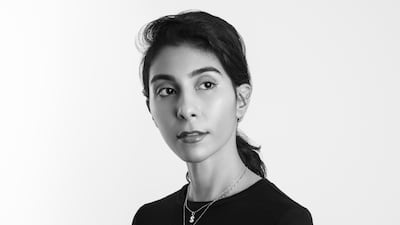 Syrian artist and researcher Sawsan Al Bahar. Her first solo exhibition, Talaliya, is on view at Firetti Contemporary gallery in Alserkal Avenue, Dubai. All photos: Firetti Contemporary gallery