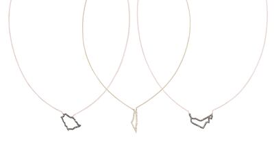 Tiba's map outlines of Saudi Arabia, Palestine and the UAE are available at Boutique 1