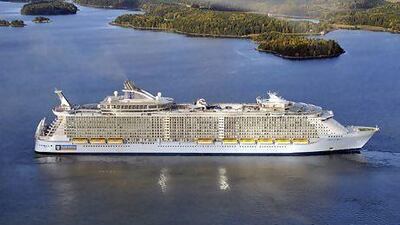 Oasis of the Seas, owned by Royal Caribbean, currently plies the waters around ports that include the Bahamas, Jamaica and Florida. STX Europe AS via Bloomberg News