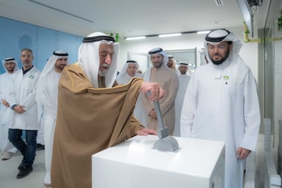 Sheikh Dr Sultan bin Mohammed Al Qasimi, Ruler of Sharjah, inaugurated the Mleiha Dairy Factory and Farm on Wednesday. Wam