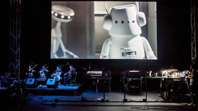 Kid Koala performs Nufonia Must Fall with The Afiara Quartet at the Noorderzon Performing Arts Festival in Groningen, the Netherlands in 2014. Courtesy Pierre Borasci