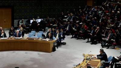 A United Nations Security Council meeting about the international response to North Korea's nuclear weapons took place on Friday. EPA/JUSTIN LANE