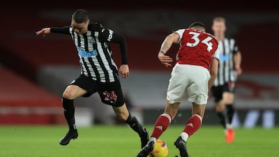 Miguel Almiron 6 – Started brightly and was always looking to be on the ball, the only Newcastle player who looked capable of driving into the Arsenal half with intent. So often isolated, he looked the best player in a poor team. PA