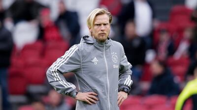 Ajax assistant coach Christian Poulsen will not be able to take his place on the bench alongside manager Erik ten Hag this weekend due to coronavirus fears. Getty