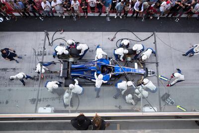 Andrea Skyring will ensure safety is paramount in the pit lane at Yas Marina Circuit. Courtesy Boris Dejanovic for the Crown Prince Court - Abu Dhabi
