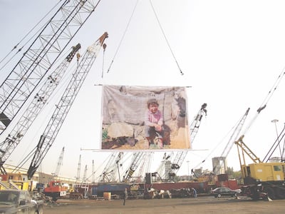 An image from Saab’s 2015 exhibition One Dollar A Day.