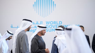 Sheikh Mohamed at the World Governments Summit in Dubai