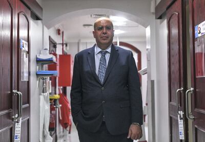 Dr Ahmad Al Khayer at the Provita International Medical Centre in Khalifa City. Palliative care is a much-needed area, he says. Khushnum Bhandari for The National