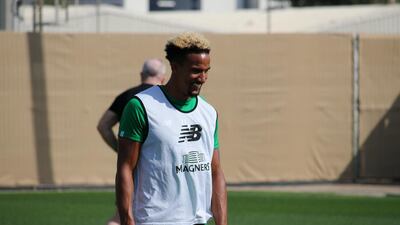 Celtic football club training in Dubai. Courtesy Celtic FC