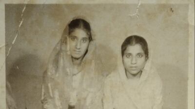 Abedunisa Siraj, left, with a friend in Mumbai in the 1960s before her marriage. Photo: Siraj family