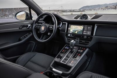 In the cockpit you’ll find eight-way electrically adjustable sports seats, a Sport Chrono stopwatch on the dashboard and a multifunction GT steering wheel. Photo: Porsche