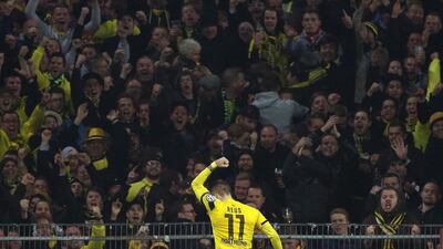 Borussia Dortmund have had little to celebrate on the domestic front this season. Christian Charisius / AFP Photo