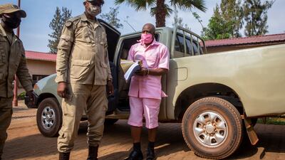 Paul Rusesabagina has been in jail since his arrest in 2020. AP