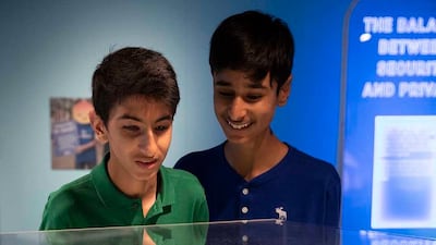 Visitors at Top Secret From ciphers to cyber security at the Science Museum © Jody Kingzett, Science Museum Group