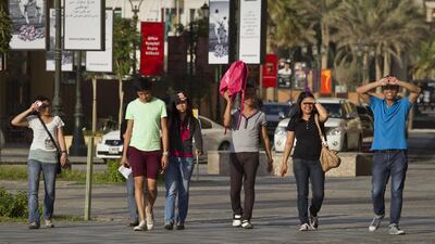 Expatriates who grow up in the UAE often have difficulty connecting with their "home" culture. Razan Alzayani / The National