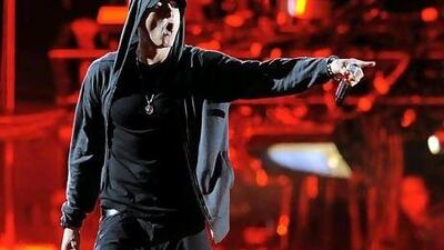 Eminem performs in Indio, California, in April.Chris Pizzello / AP Photo