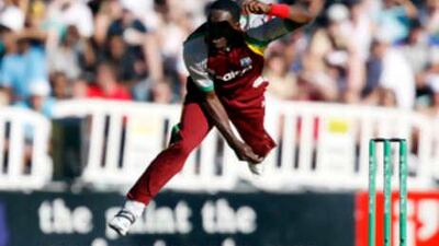West Indies' bowler Jerome Taylor.