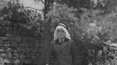 Prince Muhammed bin Talal, brother of King Hussein of Jordan, at the age of 7 in 1948. Getty Images