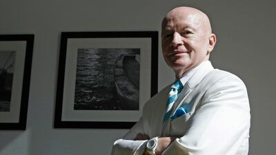 “Now is the time to invest in emerging market stocks and 2019 will be even more so,” Mr Mobius. Jeffrey E Biteng / The National