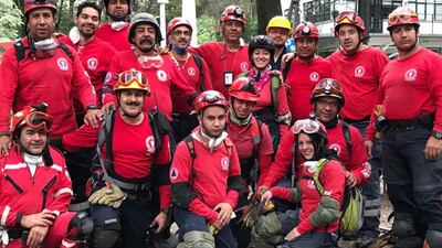 Mexican volunteer rescue team Los Topos was formed in 1985 after an 8.1-magnitude earthquake struck Mexico City in 1985. Photo: Topos