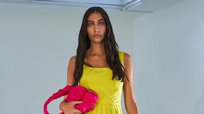 For spring/summer 2022 Molly Goddard's collection brimmed with colour. Photo: Molly Goddard