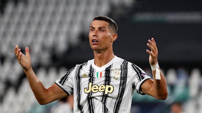 Ronaldo scored twice but Juventus were still knocked out of the Champions League by Lyon. AP