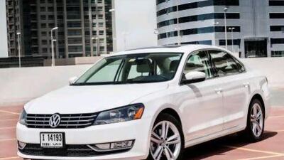 The new Passat Sport looks the part, both inside and out, but is badly let down by an asthmatic and old-fashioned engine. Antonie Robertson / The National