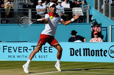 Novak Djokovic showed a return to form by reaching the Queen's final. Patrik Lundin / Getty Images