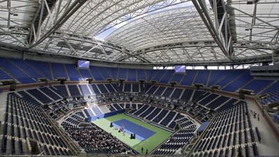 View inside Arthur Ashe Stadium. Ricahrd Drew / AP Photo / August 2, 2016