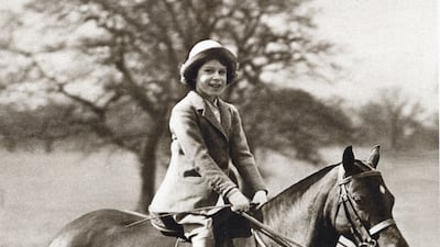 Princess Elizabeth in 1935, aged 9. Getty Images