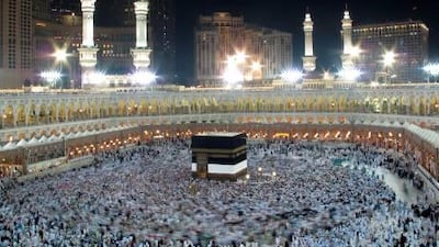 Pilgrims circle the Kaaba inside the Grand Mosque during last year's Haj. Some pilgrims are asking whether the true meaning of the event is being diminished by its commercial aspects.