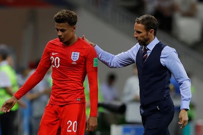 England manager Gareth Southgate will hope injured Dele Alli will be back for the Panama game. Alastair Grant / AP Photo