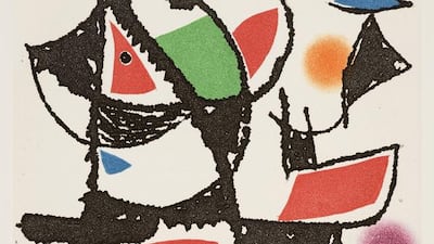 Le Marteau sans Maître by Miro. Courtesy Succession Picasso; Succession Miro / ADAGP