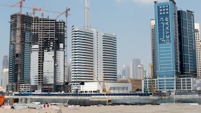 Construction work in Business Bay is set to speed up in 2014. Christopher Pike / The National