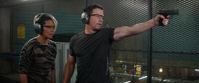 Halle Berry and Mark Wahlberg in The Union. Photo: Netflix