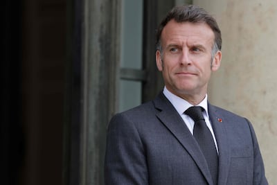 France's President Emmanuel Macron has pushed for a diplomatic solution to reopening the Hormuz Strait. AFP