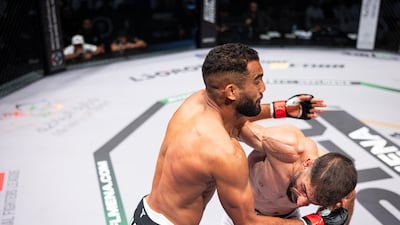 Badreddine Diani in action against Amir Fazli.