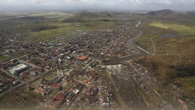 An aerial view of Tacloban city, Leyte province in central Philippines after Typhoon Haiyan ravaged the region. in the Philippines. Ryan Lim / AP Photo