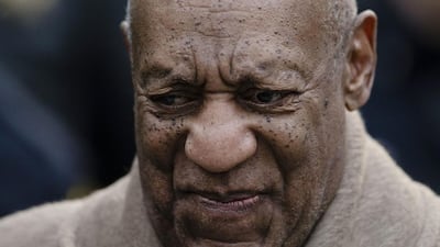 Bill Cosby departs after a pretrial hearing in his sexual assault case at the Montgomery County Courthouse in Norristown, Tuesday, Dec. 13, 2016. Threatening to call in sheriff's deputies, a judge repeatedly admonished lawyers on both sides of Bill Cosby's sexual assault case Tuesday during a high-stakes hearing that will determine whether prosecutors can call as many as 13 accusers as trial witnesses. (AP Photo/Matt Rourke)