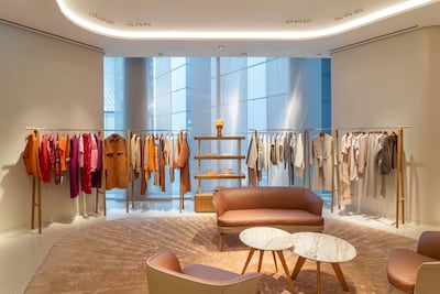 Inside the new Hermes store in Galleria Mall, Abu Dhabi. Photo Hermes