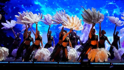 The show featured more than 75 dancers