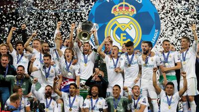 Real Madrid will headline the 2018 Fifa Club World Cup after their third straight Uefa Champions League title. EPA