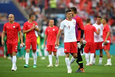 Robert Lewandowski and Poland were poor against Senegal in their opening game. Shaun Botterill / Getty Images